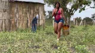 Latina MILF Takes Missionary After Rimming on Halloween