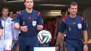 Soccer Players Show Off Bulges in Gym