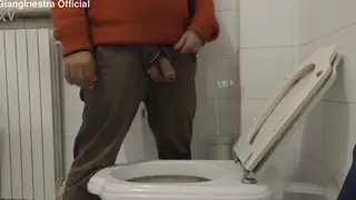 Hairy European Bear Lets Loose a Stream