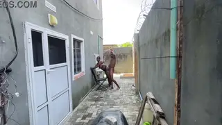 Voluptuous Tattooed BBW Commands Her Partner Outdoors