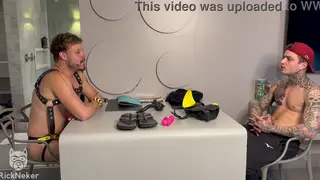 Hairy Latino Bear Dominates Submissive Partner with Bondage