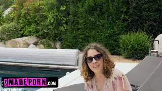 Petite Teen in Skirt Deepthroats Before Wild Doggystyle Ride