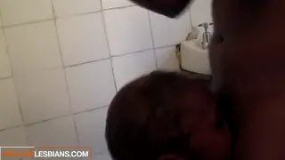 Ebony Lesbians Taste Each Other for First Time