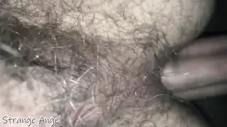 Hairy Bottom Takes Anal Creampie in Close-Up POV