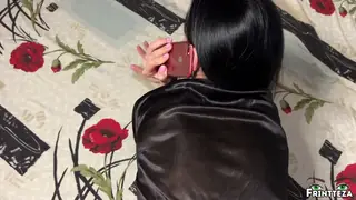 Brunette MILF Takes Rough Anal While Husband Listens