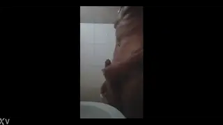 Latino Stud Jerks Off in Close-Up Detail