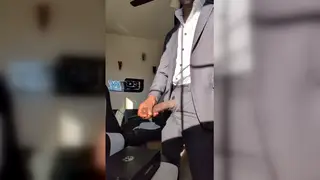Mature Daddy in Suit Strokes Massive BBC to Climax