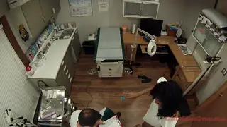 Petite Teen Endures Medical Exam in Lingerie