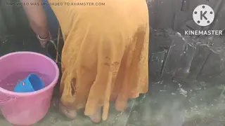 Indian MILF Rides Outdoors Before a Titjob Finish