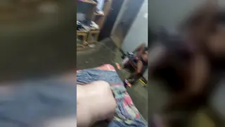 Ebony Babe Masturbates While Watching Couple Fuck Doggystyle