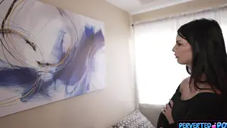 Petite Ebony Critic Rides Client in POV