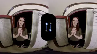 Redhead Rides and Takes It Doggystyle in VR POV