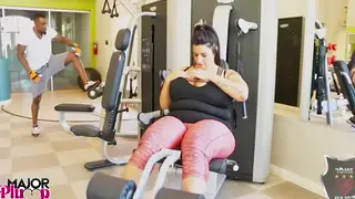 Mature MILF Rides Coach Deep in Gym
