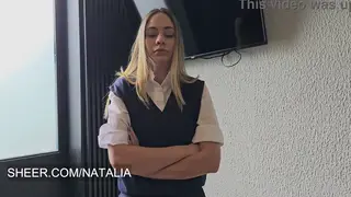 Blonde Latina in Stockings Enacts Cuckold Fantasy