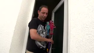 European Amateur Handles Two Cocks in Swinger Threesome