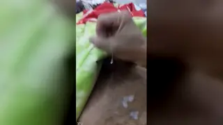 Brazilian Hunk Strokes His Thick Cock Solo