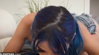 Busty Teen Gives Sloppy POV Deepthroat