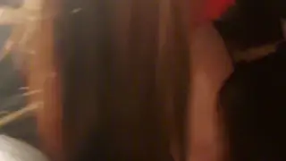 Latina Lesbians Flash Publicly While Husband Watches Nearby