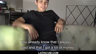Straight Latino Twink Takes Raw Cash Fuck from Friend POV