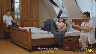 Pregnant Wife Cheats With Doctor While Husband Watches