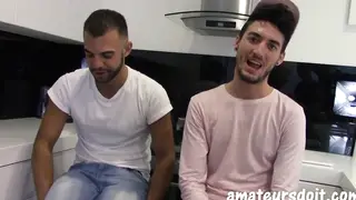 Hairy Jock Takes Monster Cock Deep in Kitchen