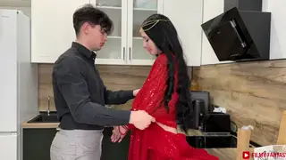 Indian Amateur Couple Films Intimate Home Session