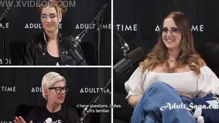 Busty Newcomer Talks Preferences in Casting Interview