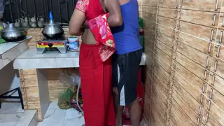 Asian Indian Couple Spices Up Kitchen with Cuckold Titjob