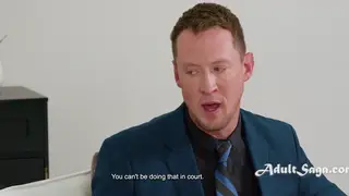 Curvy Client Rides Lawyer Then Spoons in Office
