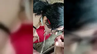 Bound European MILF Swallows Cum After Rough Face Fuck