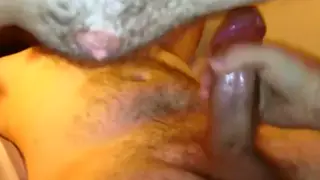 Muscular Hunk Receives a Slow, Wet Blowjob