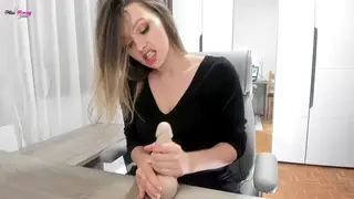 Dominant MILF Teases a Small Cock with Toy and Hand