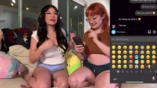 Busty Latina Joins Lesbian Girlfriend For POV Threesome