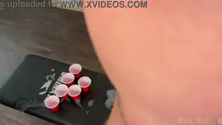 Muscular Daddy Feeds a Student a Massive Load