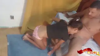 Petite Stepdaughter Takes Anal in Homemade Clip