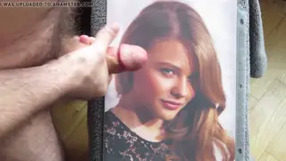 Man Takes Massive Facial Cumshot Across Lips