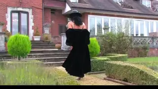 European Mature MILF Strips in Stockings for Casting