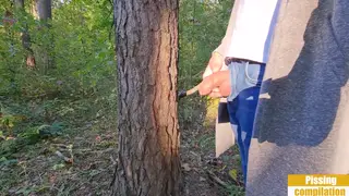 Older Man Shares Pissing Compilation With Uncut Teens