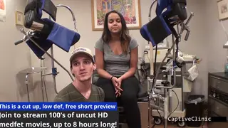 Tattooed Latina Submits to Rough Play in Clinic