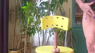 Blonde Mature Woman Explores Deep Toy Play First Time