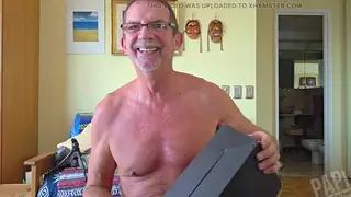 Mature Daddy Tests New Toys for the First Time