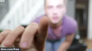 Muscular Stud Rides Hard Cock Before Taking Facial