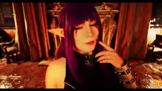 Busty Cosplayer Takes Deep Throat Before Mouthful Finish
