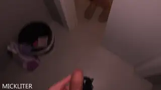 European Babe Caught Jerking Off Then Sucks Deep