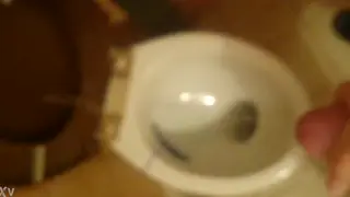 Solo Guy Strokes His Big Cock to an Explosive Finish