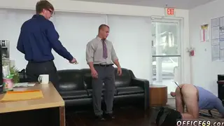 Three Men Share a First-Time Oral Session