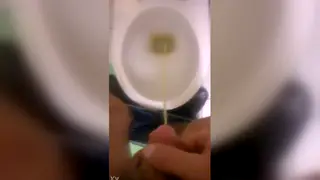 Amateur Guy Films Himself Pissing in a Home Setting