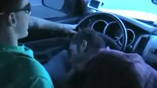 Two Guys Share a Steamy Double Handjob in a Car