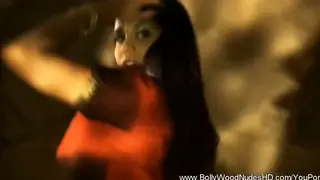 Indian Beauty Performs a Sensual Striptease
