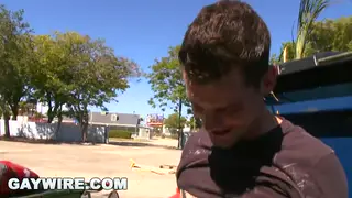 Hunter Picks Up a Dealer for an Interracial Encounter